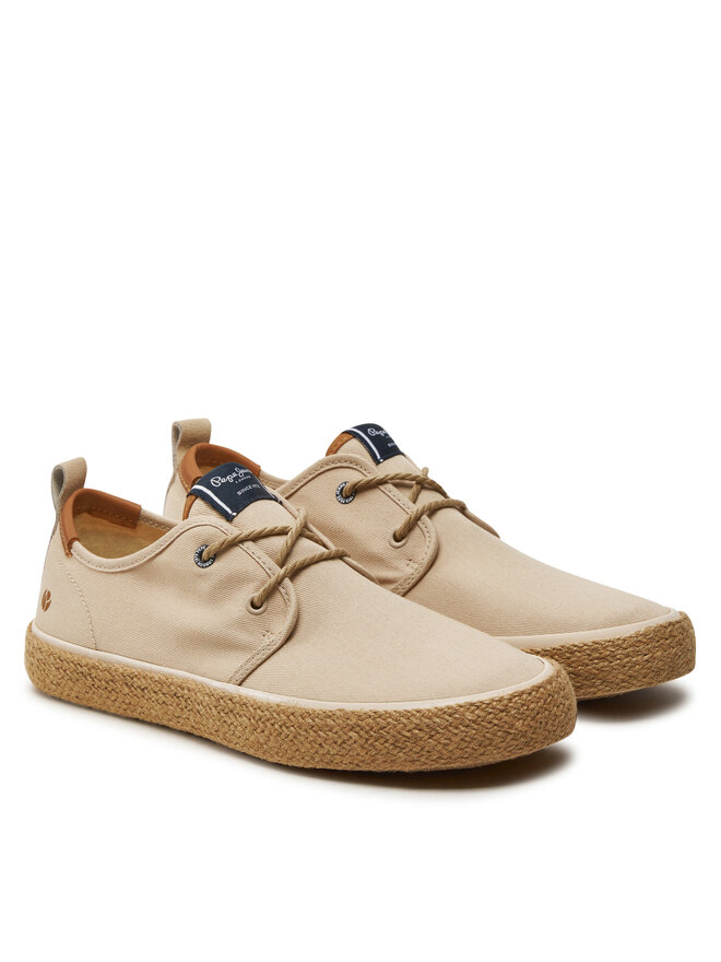 Pepe Jeans Espadrilky Pepe Jeans Port Tourist PMS10326 Béžová