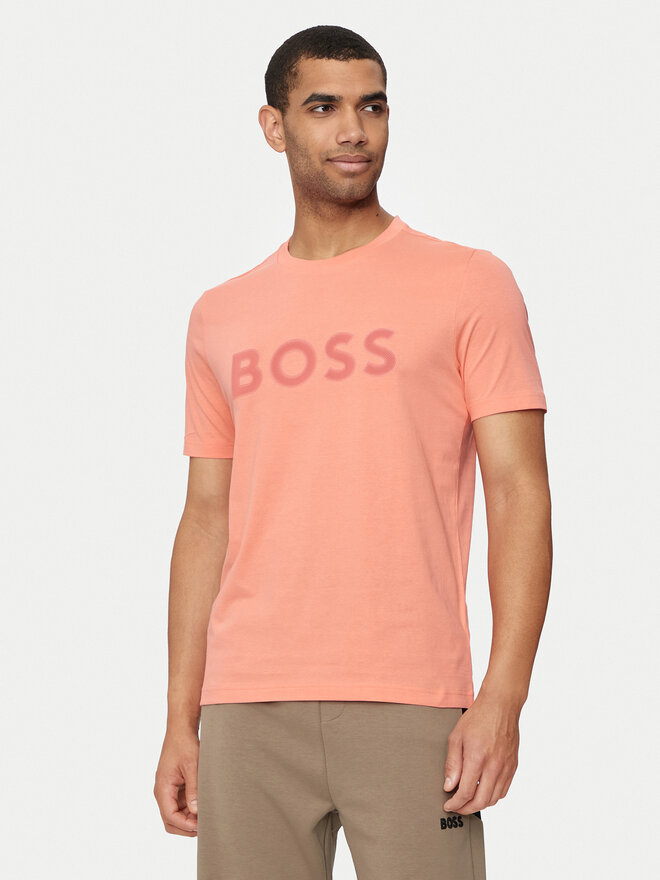 BOSS BOSS T-Shirt Tee 1 50512866 Rosa Regular Fit