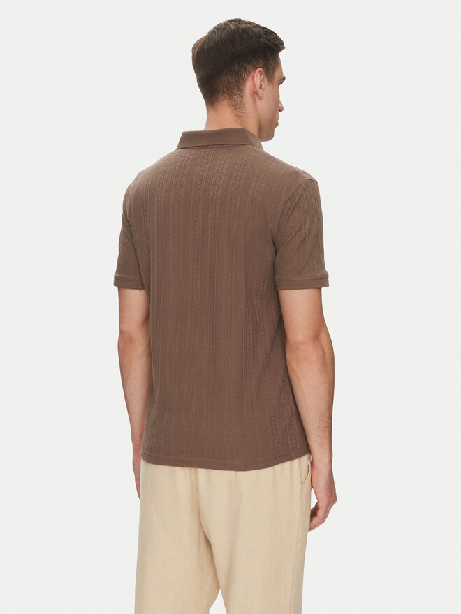 Selected Homme Selected Homme Poloshirt 16094575 Beige Regular Fit