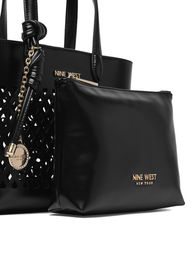 Nine West Handtasche Nine West CEO-Essex Light-LDA8698A Schwarz