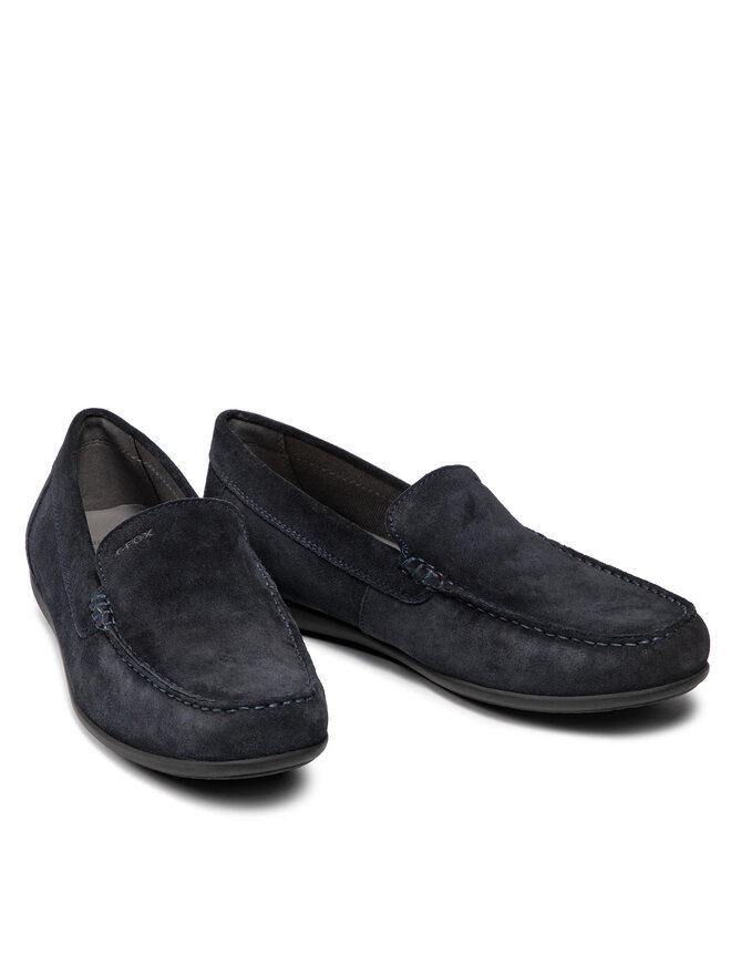 Geox Men's U Ascanio a Moccasin, Red, 6 | Loafers & Slip-Ons