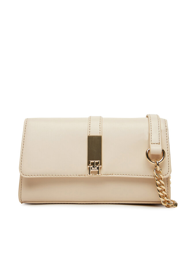 Tommy Hilfiger Bolso Tommy Hilfiger Th Heritage Mini Crossover Chain AW0AW17222 Beis