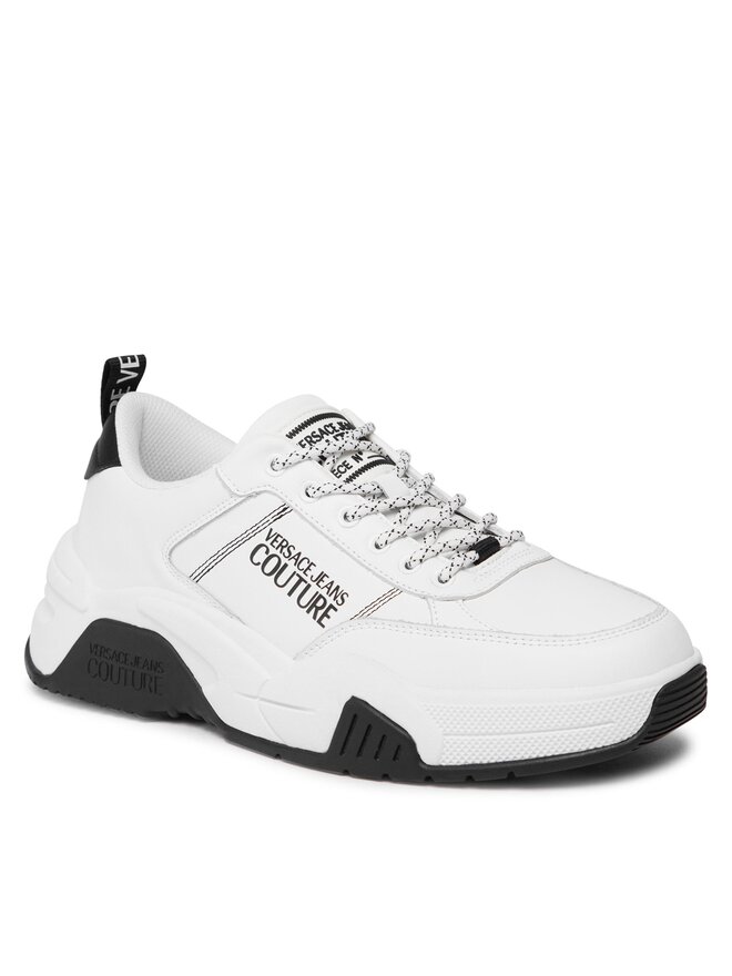 Versace Jeans Couture Sneakersy Versace Jeans Couture 75YA3SF1 Biela