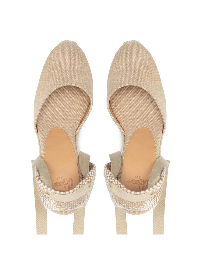 Castañer Espadrilky Castañer Carina/8/002 021642-2017 Béžová