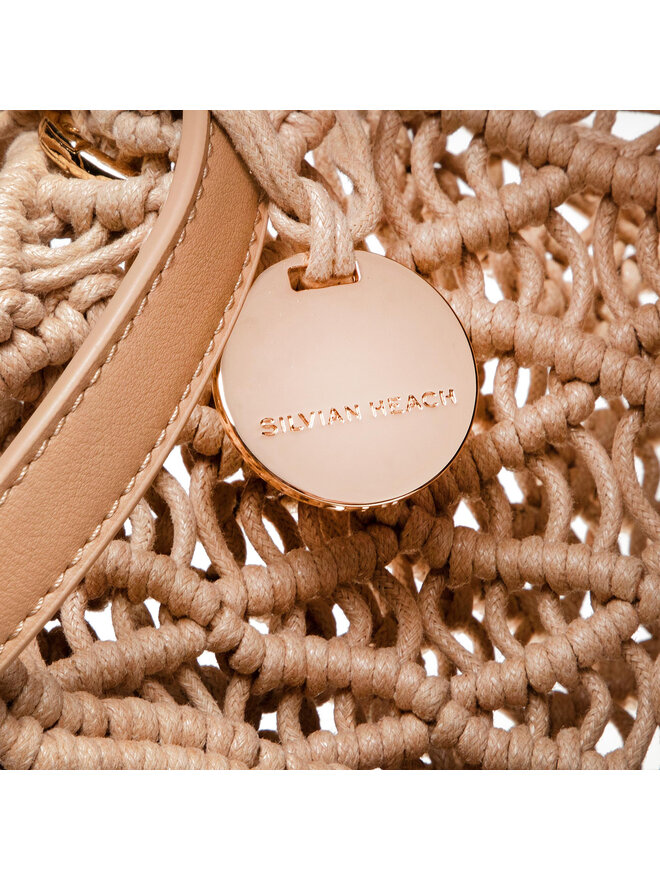 Silvian Heach Handtasche Silvian Heach Shopper Bag Small Sh Scisci RCP20147BO Beige