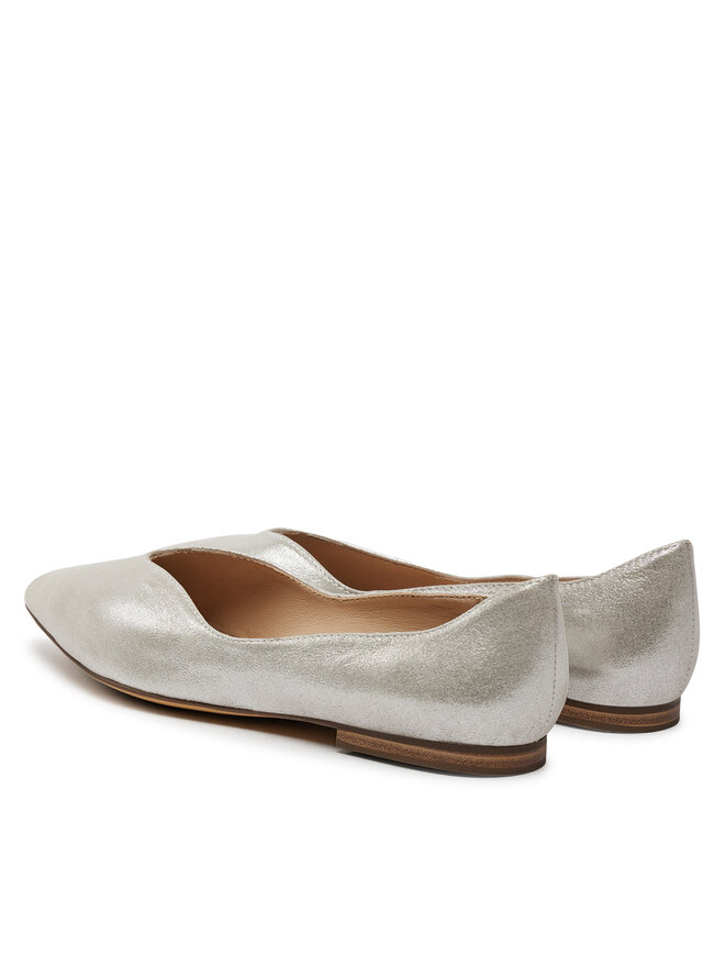 Caprice Baleriny Caprice 9-22110-42 Srebrny