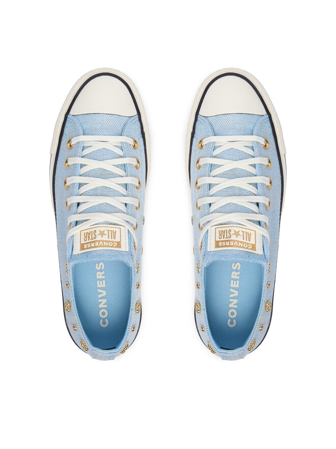 Converse Кеди Converse Chuck Taylor All Star Heathered Glam A17596C Голубий