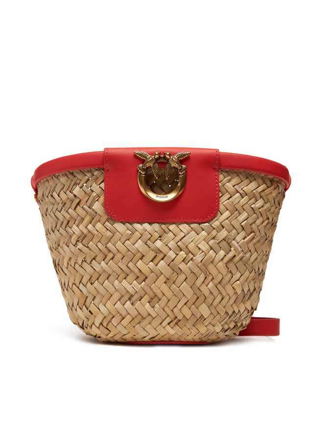 PINKO Kabelka PINKO Love Summer Bucket PE 25 PLTT 103325 A1RL Béžová