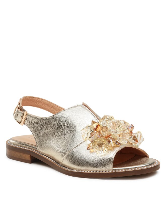 R.Polański Sandalen R.Polański 1500 Goldfarben