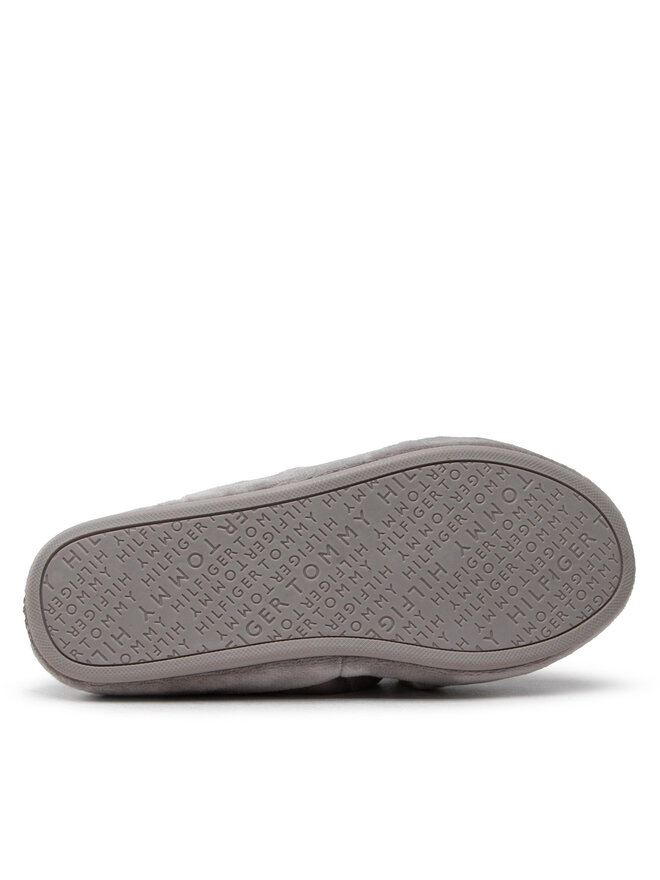 Tommy Hilfiger Kapcie Tommy Hilfiger Comfy Home Slippers With Straps FW0FW06587 Szary