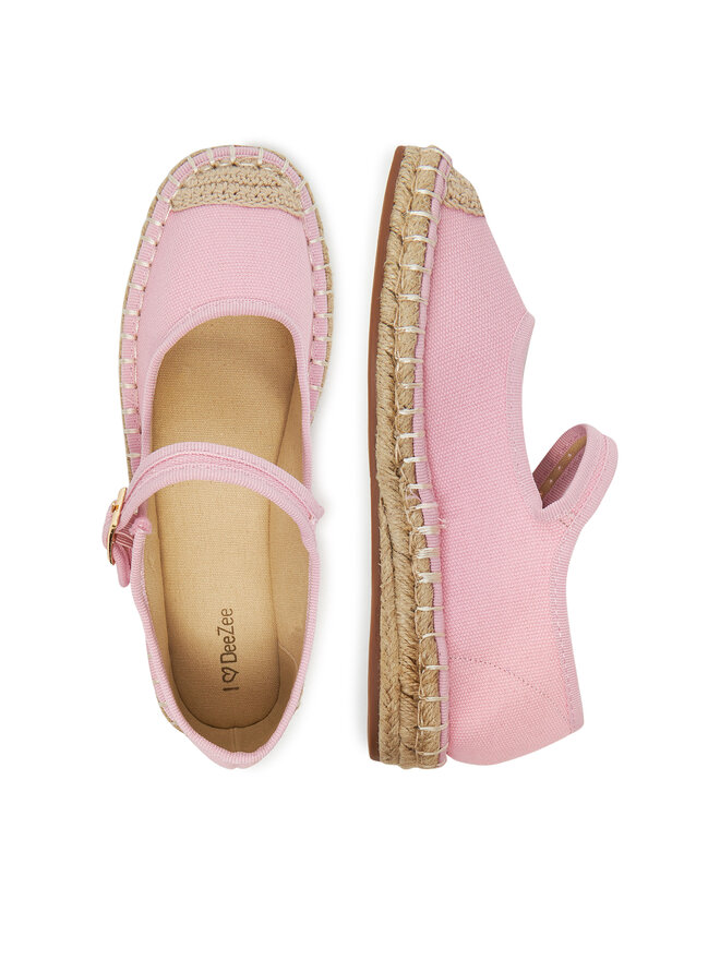 DeeZee Espadrile DeeZee Q88-512-1 Roza