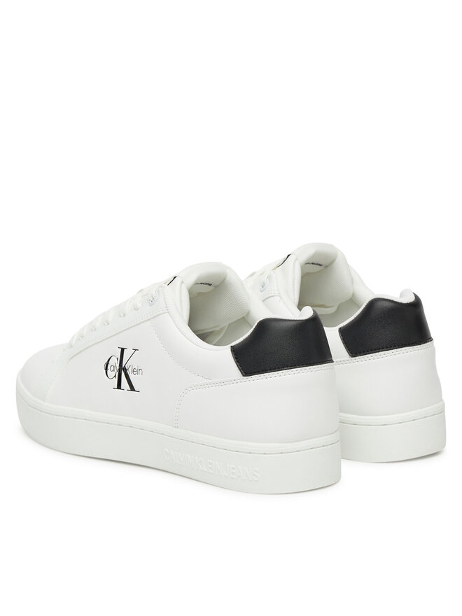 Calvin Klein Jeans Αθλητικά Calvin Klein Jeans Classic Cupsole Mono Lth YM0YM01369 Λευκό