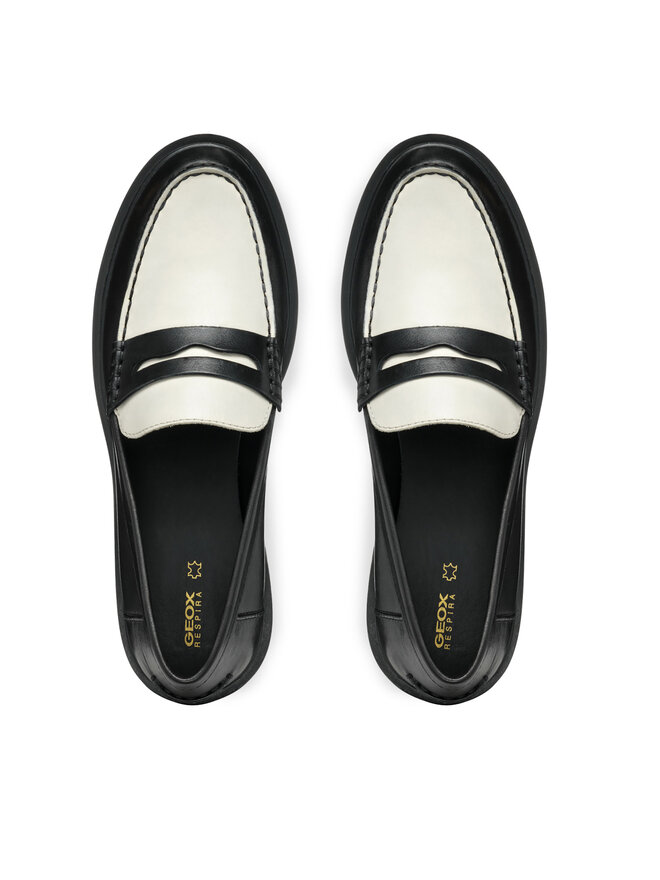 Geox Loafersy Geox D Spherica Ec1 D25QRA 00043 C9B5V Czarny
