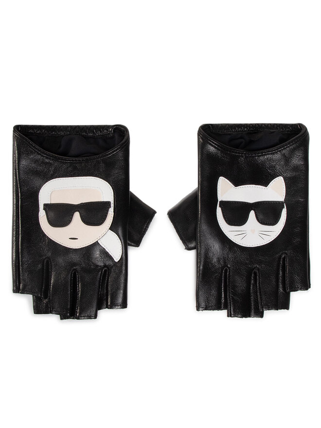KARL LAGERFELD Moteriškos Pirštinės KARL LAGERFELD 201W3612 Juoda