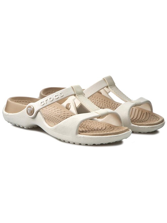 Pantoletten Crocs Cleo III Women 11216 WeiB eschuhe