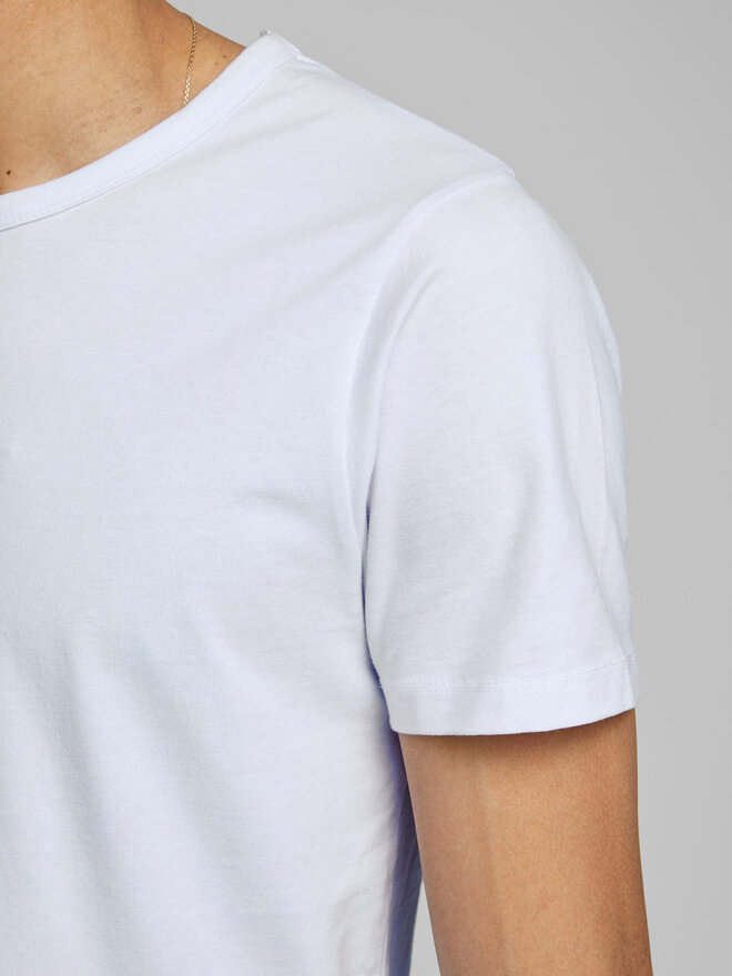 Jack&Jones Jack&Jones Marškinėliai Basic 12058529 Balta Stretch Fit