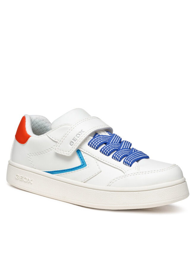 Geox Sneakersy Geox J Eclyper J55LSA 5411 C0422 D Biały