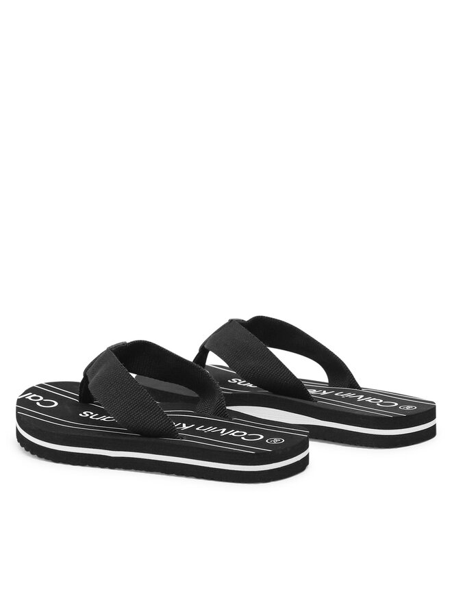 Calvin Klein Jeans Japanke Calvin Klein Jeans Logo Flip Flop V3X8-80624-0058 M Crna