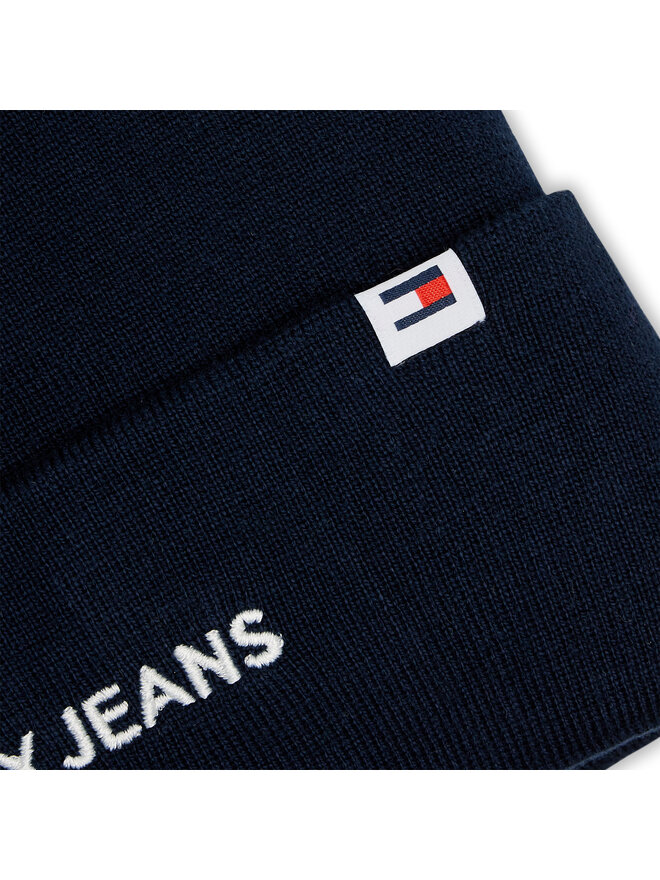Tommy Jeans Czapka Tommy Jeans Linear Logo AW0AW15843 Granatowy
