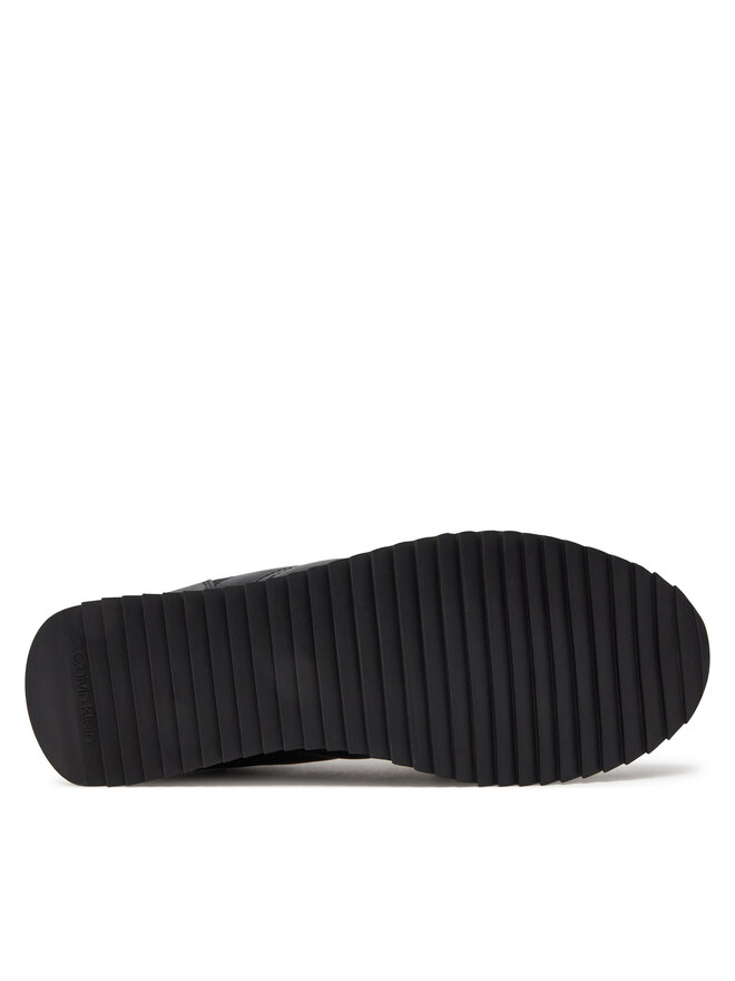 Calvin Klein Sneakersy Calvin Klein Low Top Lace Up Mix HM0HM01399 Černá