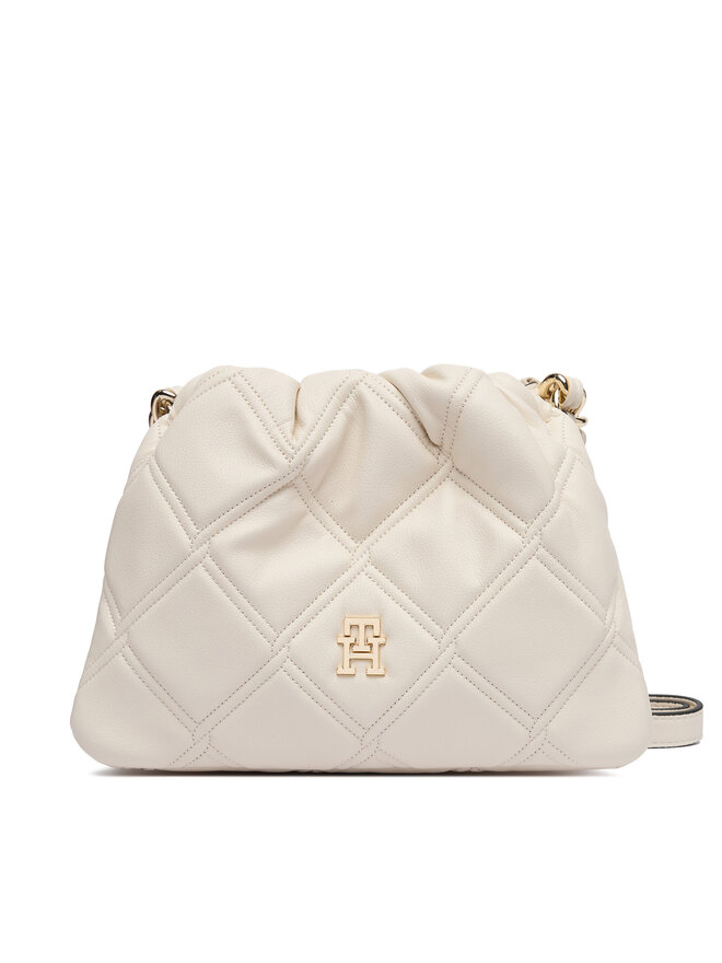 Tommy Hilfiger Handtasche Tommy Hilfiger Th Feminine Mini Crossover AW0AW18718 Creme