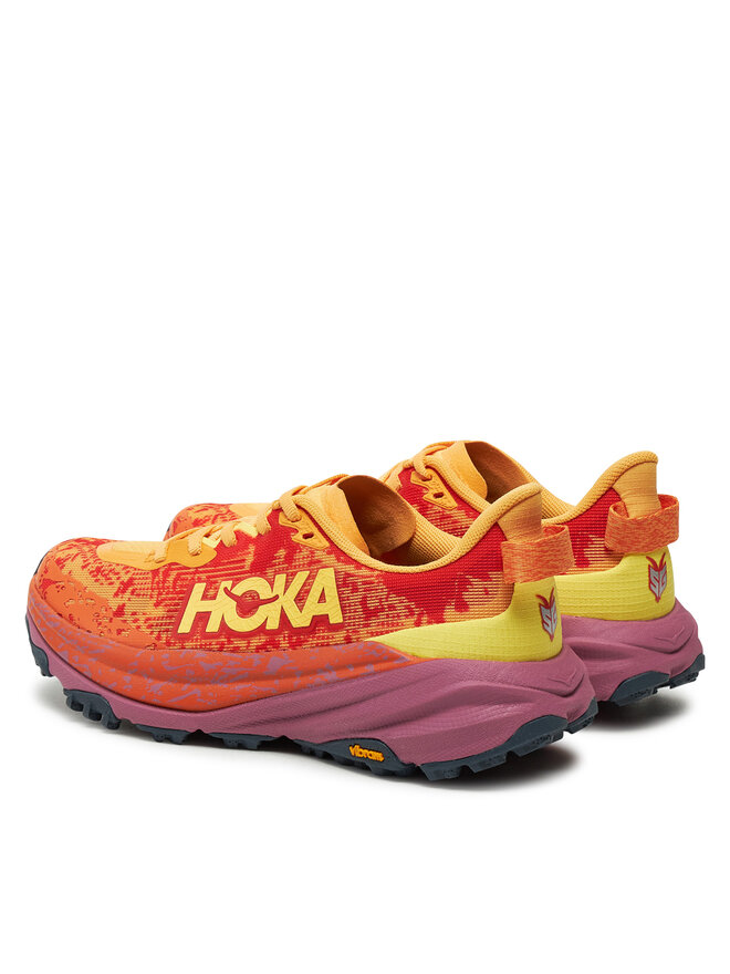 Hoka Buty do biegania Hoka Speedgoat 6 W 1147811 Pomarańczowy