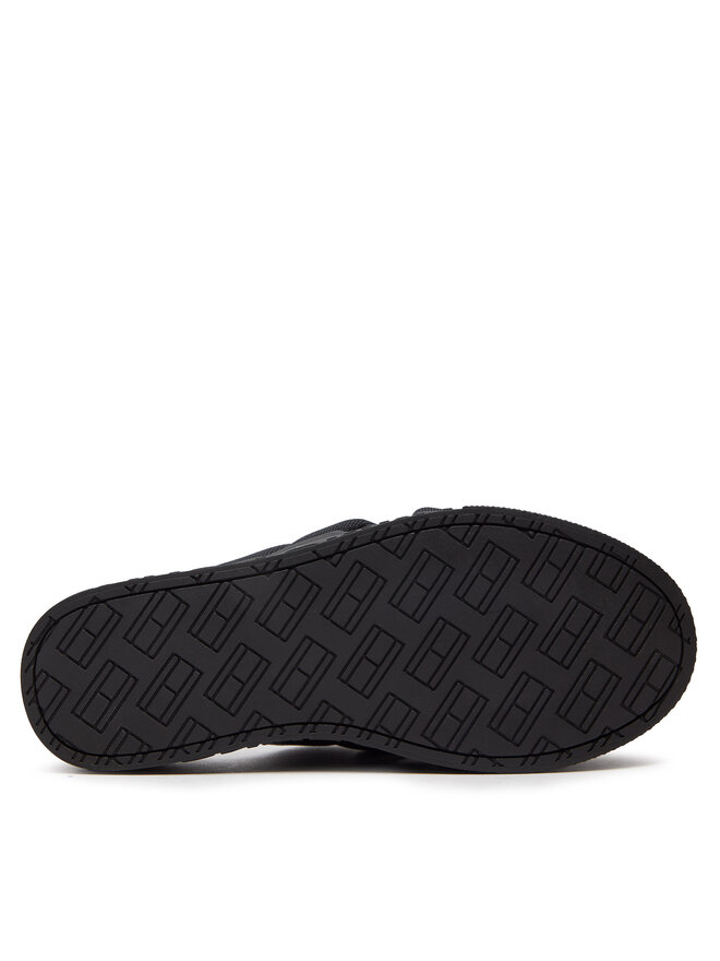 Tommy Jeans Чехли Tommy Jeans Tjw Lettering Flatform Sandal EN0EN02465 Черен