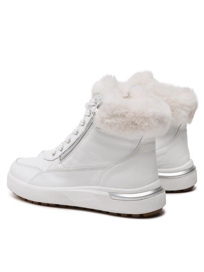 Geox Polokozačky Geox D Dalyla B Abx A D26QSA 00046 C1000 Bílá