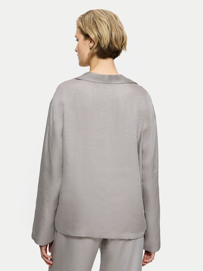 Triumph Triumph Pyjama-T-Shirt Silky Sensuality 10221063 Grau Relaxed Fit