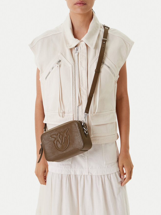 PINKO Torebka PINKO Carrie Camera Bag Classic PE 25 PLTT 104336 A26J Zielony