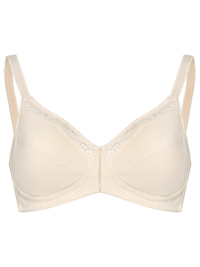 Triumph Triumph Σουτιέν χωρίς μπανέλα Cotton Beauty 10094814 Μπεζ
