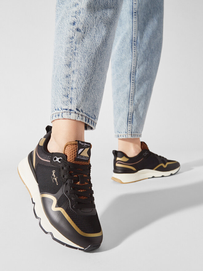 Pepe Jeans Сникърси Pepe Jeans PLS31517 Черен