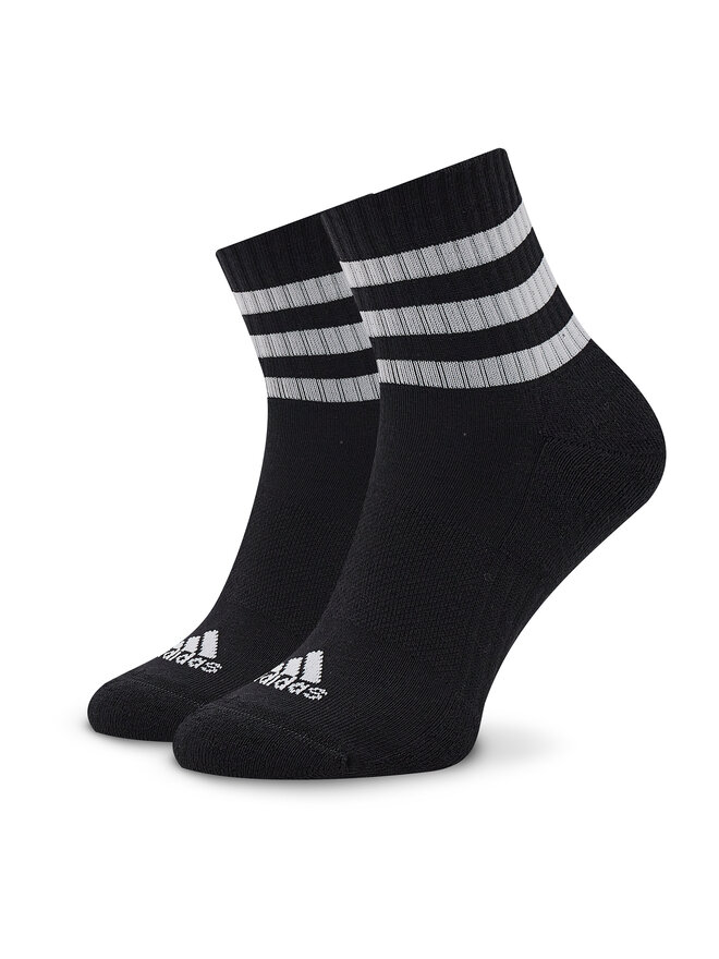 adidas Calzini corti unisex adidas 3-Stripes Cushioned Sportswear Mid-Cut Socks 3 Pairs IC1318 Grigio