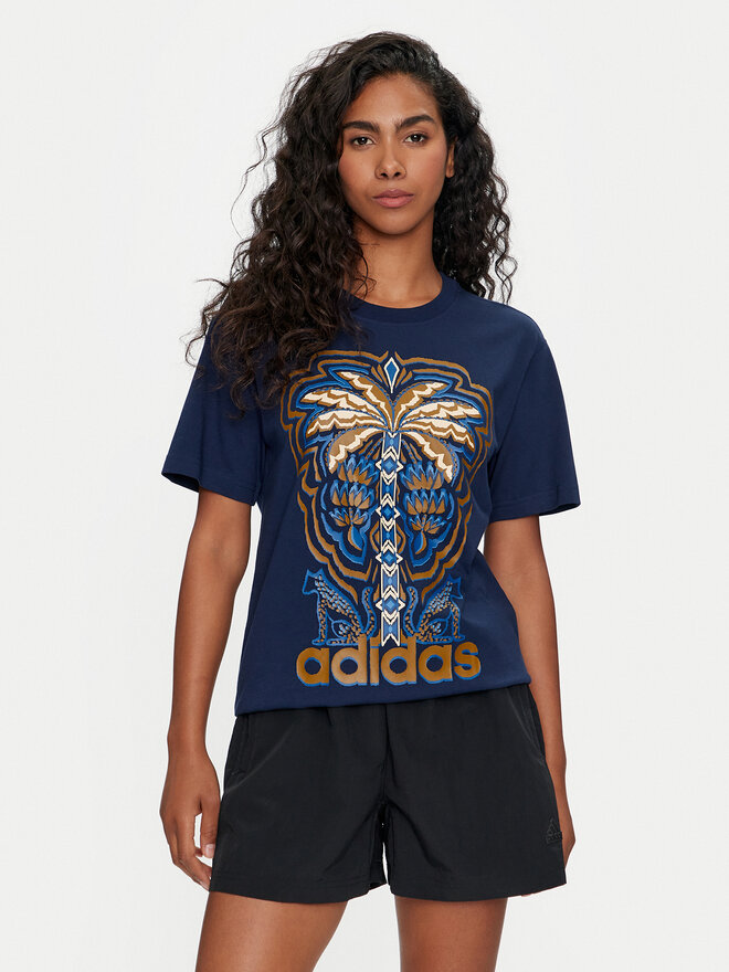 adidas adidas Póló FARM Rio Graphic IV9758 Sötétkék Regular Fit