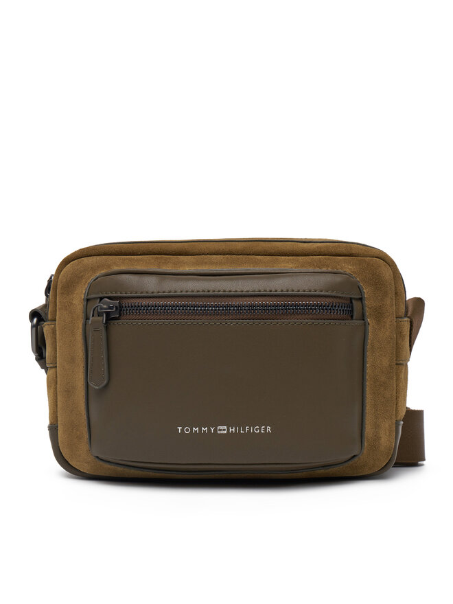 Tommy Hilfiger Bandolera Tommy Hilfiger Th Casual Suede Camera Bag AM0AM13231 Verde