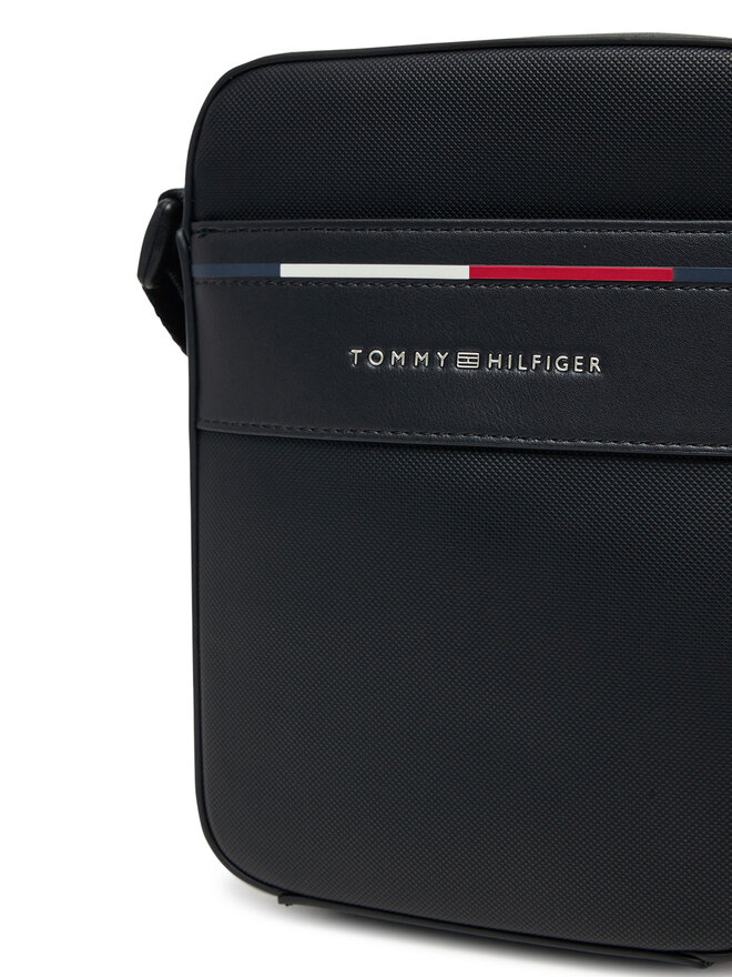 Tommy Hilfiger Τσαντάκι Tommy Hilfiger Th Foundation Mini Reporter AM0AM13196 Μαύρο