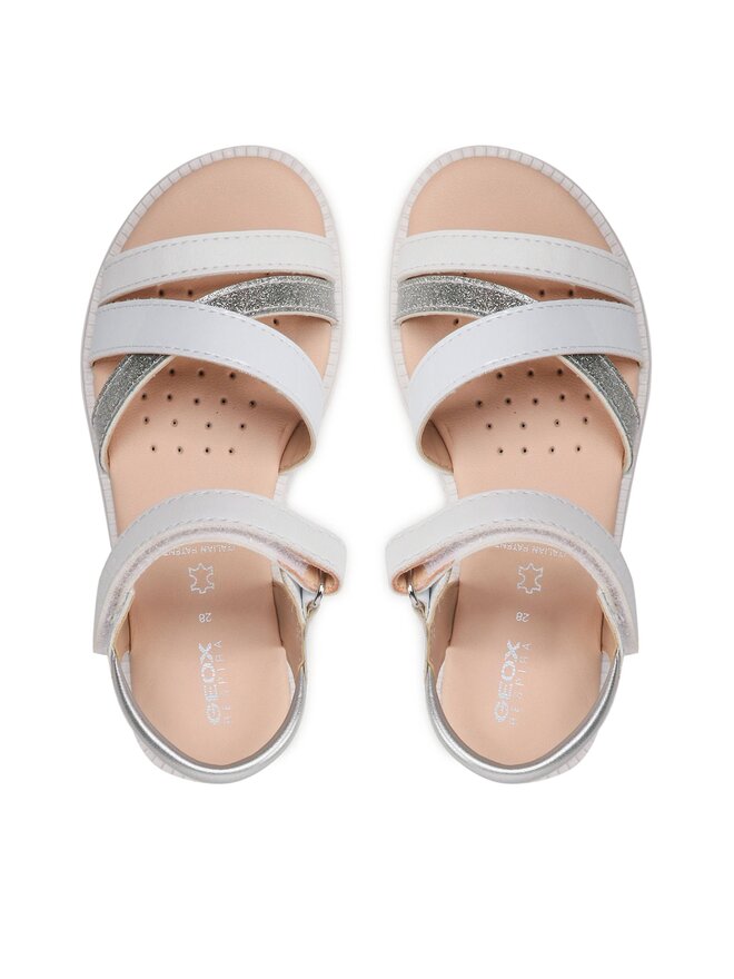 Geox Sandale Geox J Sandal Karly Girl J5235D00254C1000 S Bijela