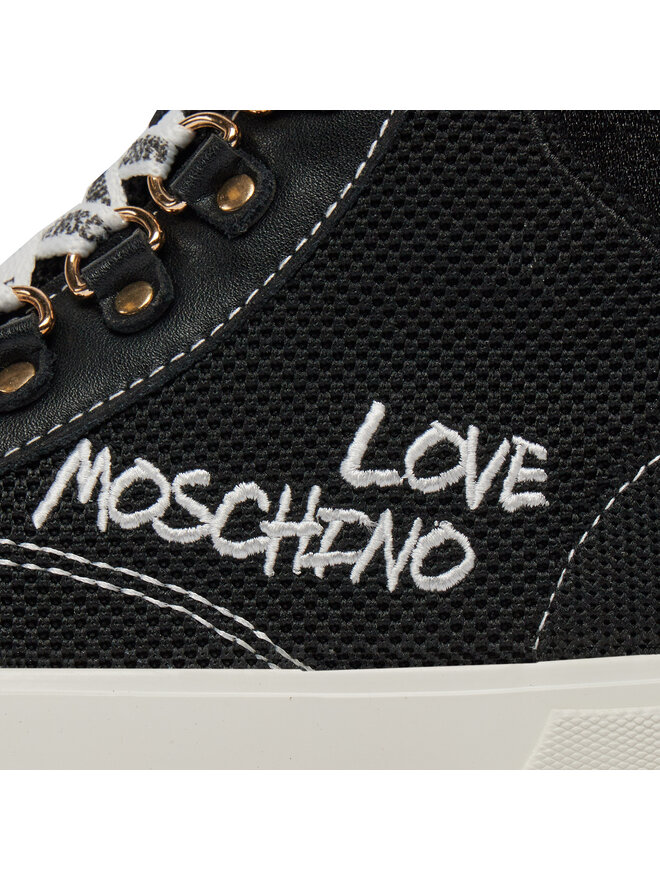 Кеди LOVE MOSCHINO JA15142G1IIY000A Чорний | evzuttya.com.ua