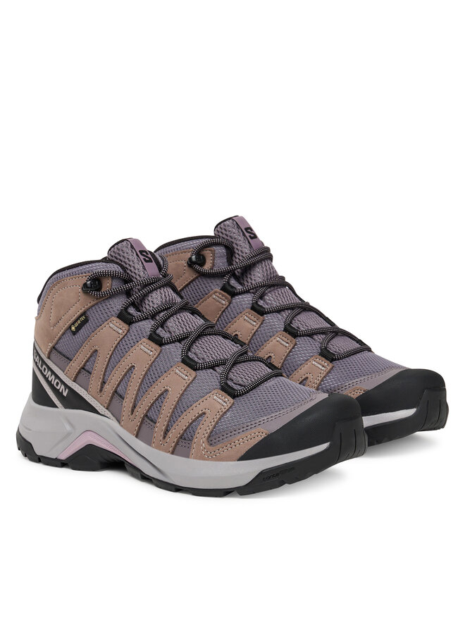 Salomon Παπούτσια πεζοπορίας Salomon X-Adventure Recon Mid Gore-Tex L47753400 Μωβ