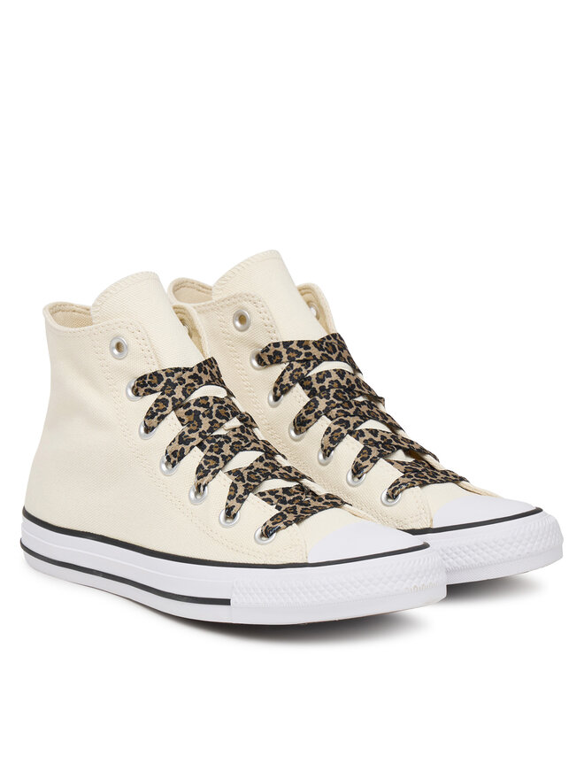 Converse Sneakers aus Stoff Converse Chuck Taylor All Star Leopard Laces A19179C Creme