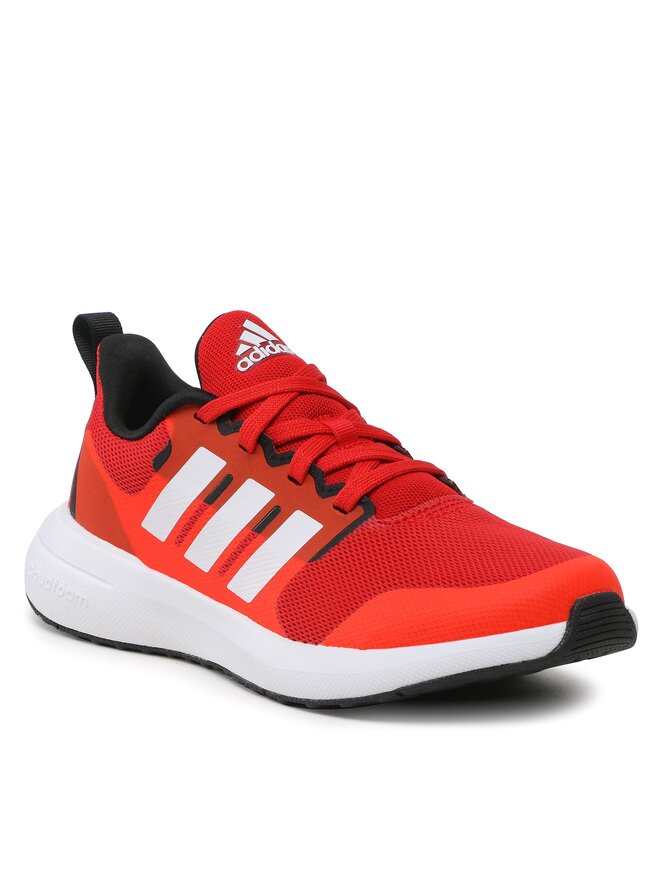 Adidas red cloudfoam shoes on sale