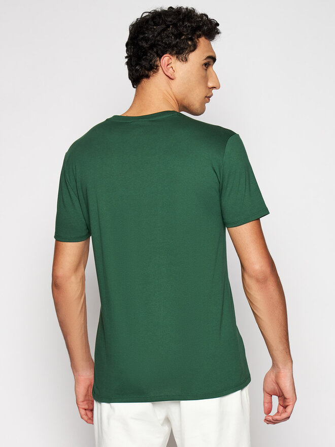 Lacoste Lacoste Marškinėliai TH6710 Žalia Regular Fit