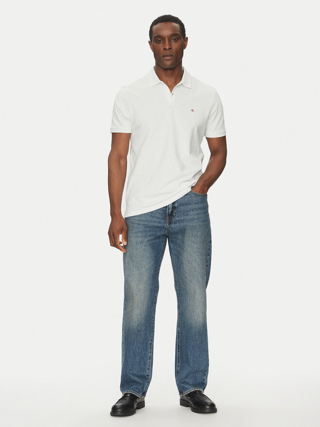 Calvin Klein Jeans Calvin Klein Jeans Poloshirt LV040EM269 Weiß Regular Fit