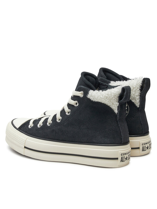 Converse Trampki Converse Chuck Taylor All Star Puff Lift A09377C Czarny