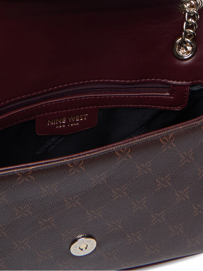 Nine West Handtasche Nine West CEO-GOLDEN THREAD-LDA9338 Dunkelrot