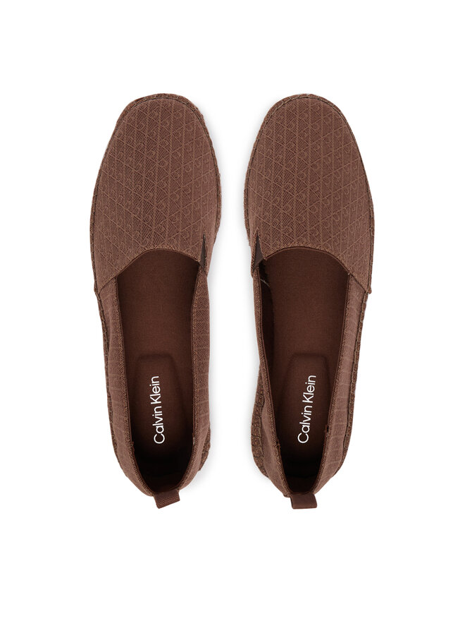 Calvin Klein Espadrilles Calvin Klein Espadrille Aop Cv HM0HM02231 Braun