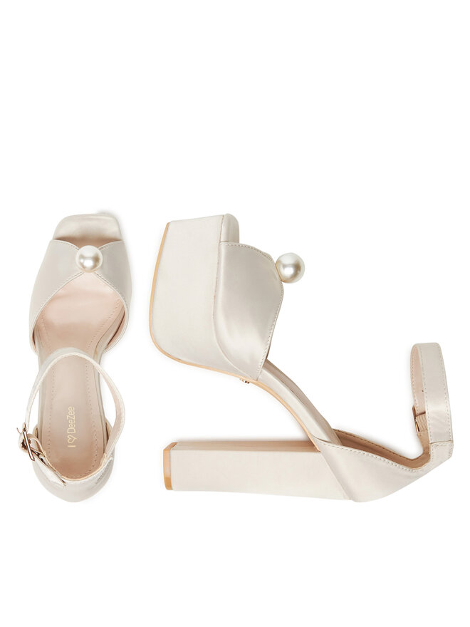 DeeZee Sandále DeeZee LB8921-1 Écru