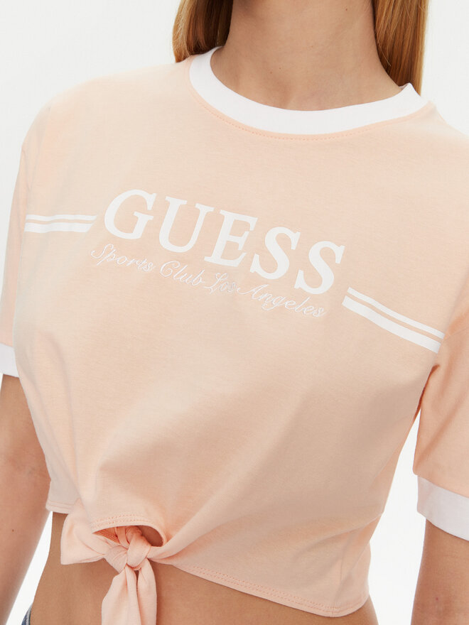 Guess Guess Marškinėliai V5GI05 I3Z14 Oranžinė Regular Fit