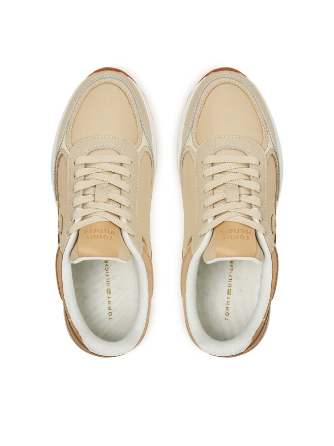 Tommy Hilfiger Sneakersy Tommy Hilfiger FW0FW08472 Beżowy