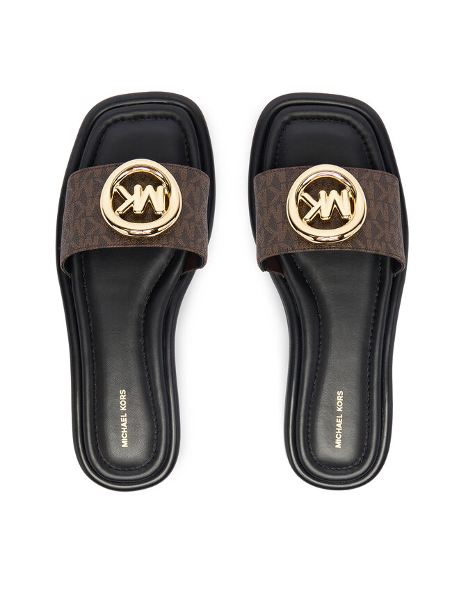 MICHAEL Michael Kors Pantoletten MICHAEL Michael Kors Milan 40F5MLFS1B Braun